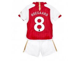 Arsenal Martin Odegaard #8 babykläder Hemmatröja barn 2023-24 Korta ärmar (+ Korta byxor)